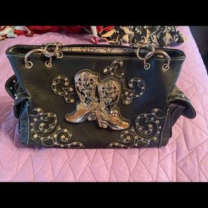 Cowboy boots purse